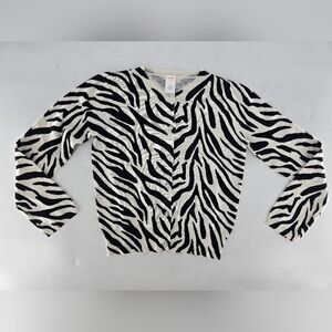 Gymboree Black‎ and White Zebra Sweater